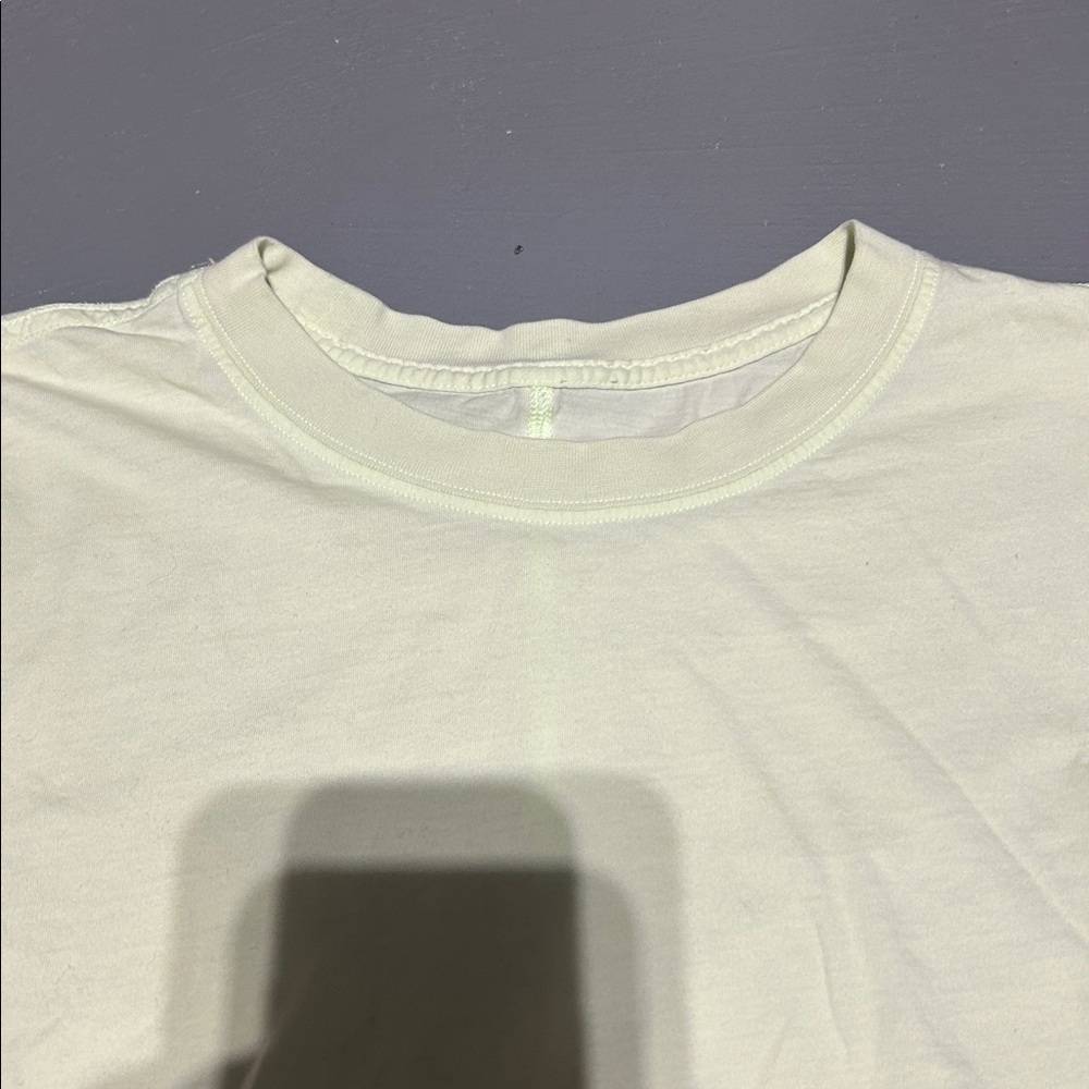 Lululemon All Yours Cotton Tee Shirt (Size 6) (Elixir Color) - Picture 4 of 9
